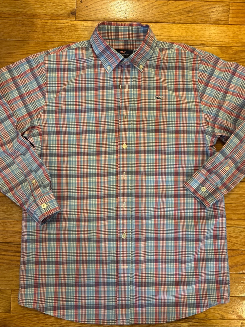 Vineyard Vines Men's Multi-Color Plaid Button-Down Shirt